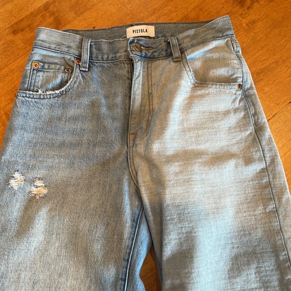 Pistola! Denim Bobbie hi rise wide leg size 24 - Picture 6 of 8